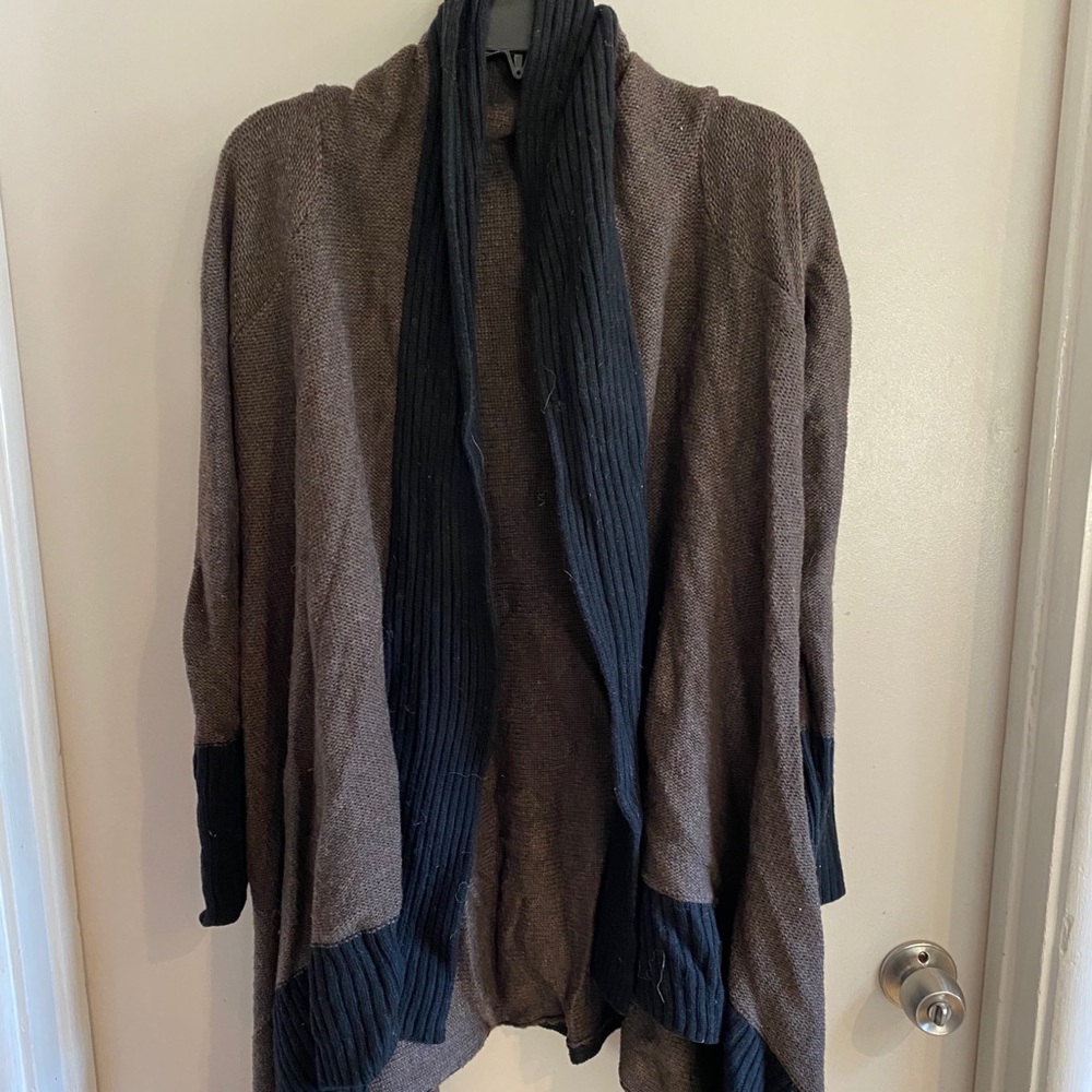 Thick cardigan sweater